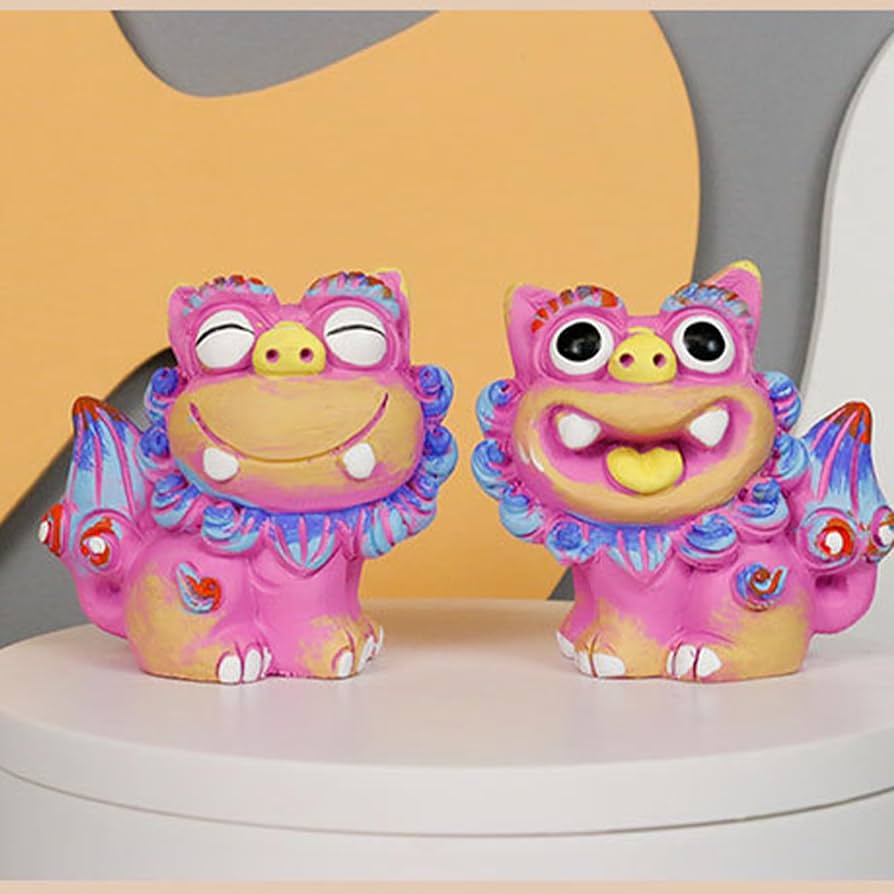 Amazon.co.jp: OBOROZUKI シーサー 置物 オブジェ インテリア 雑貨