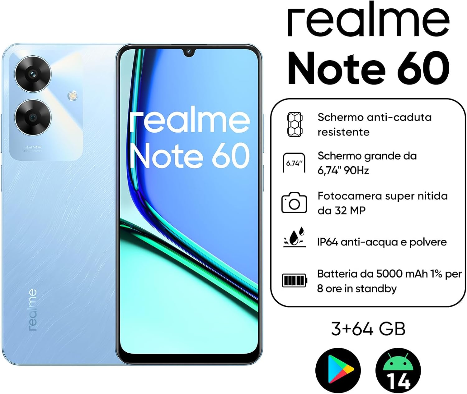 realme Note 60 スマートフォン ユーザーマニュアル