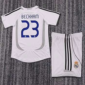 Amazon | 子供 ベッカム ユニフォーム レトロ 06-07 レアル