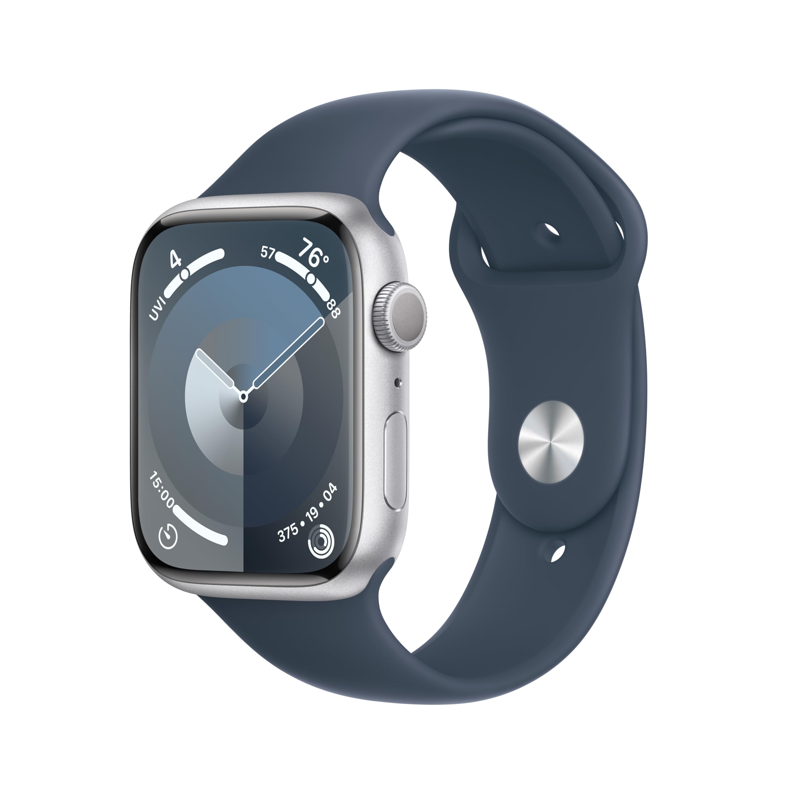 Amazon.com: Apple Watch Series 9 [GPS, 45mm] - Silver Aluminum