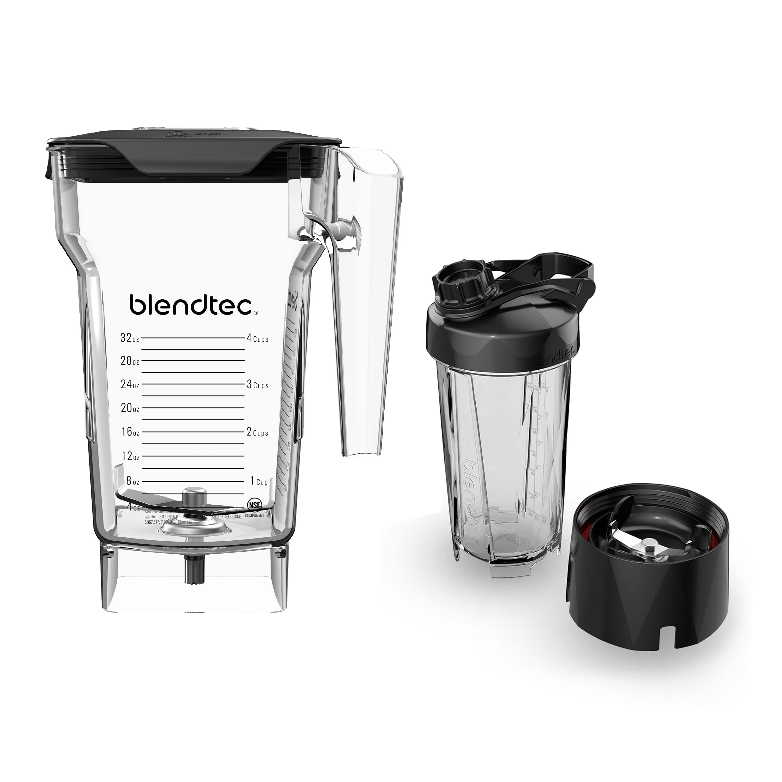 Amazon.com: Blendtec 75 oz FourSide Jar and 34 oz GO Travel Bottle