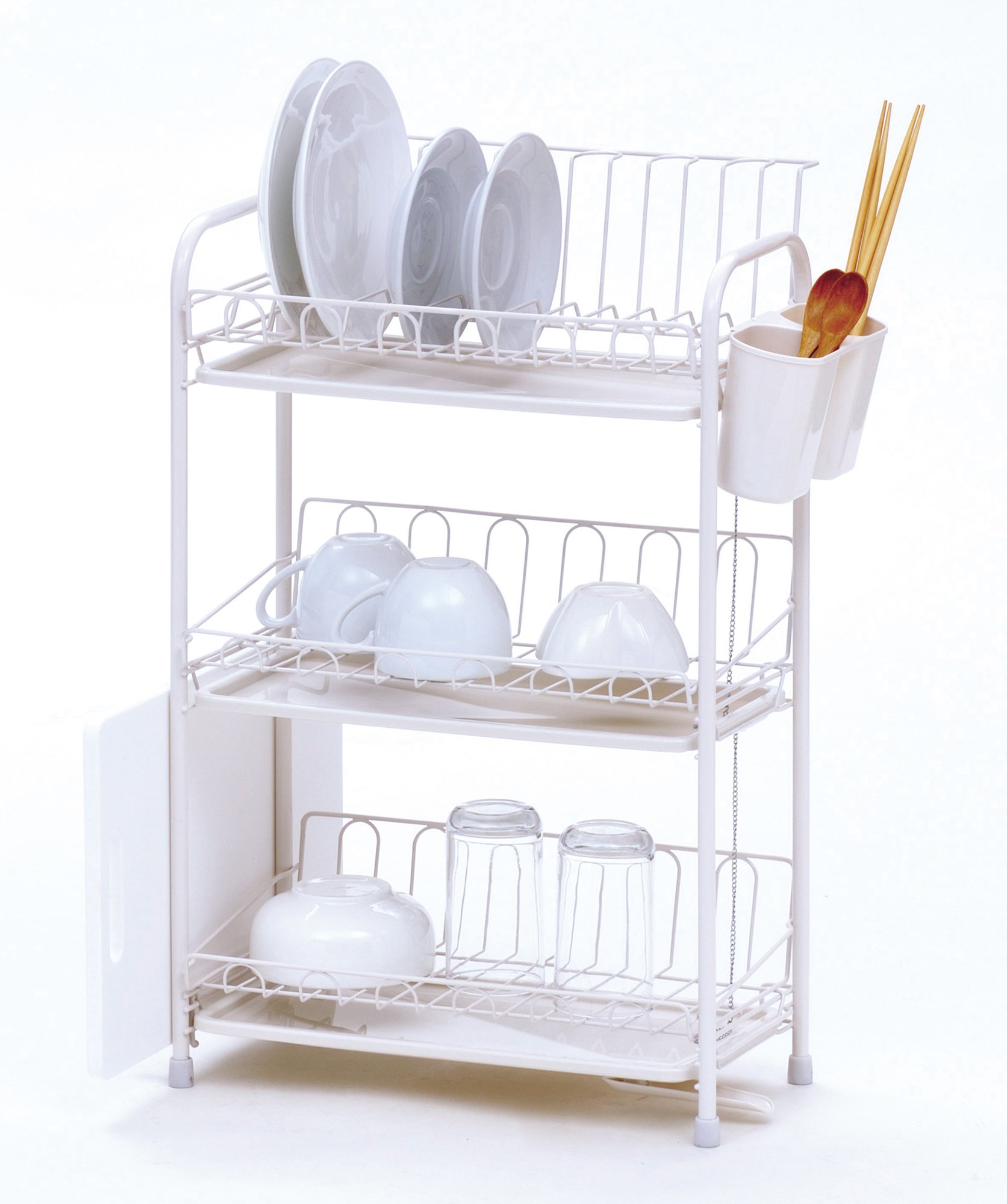 Amazon｜パール金属 アレスタ 水切り ラックスリム 3段 水が流れる