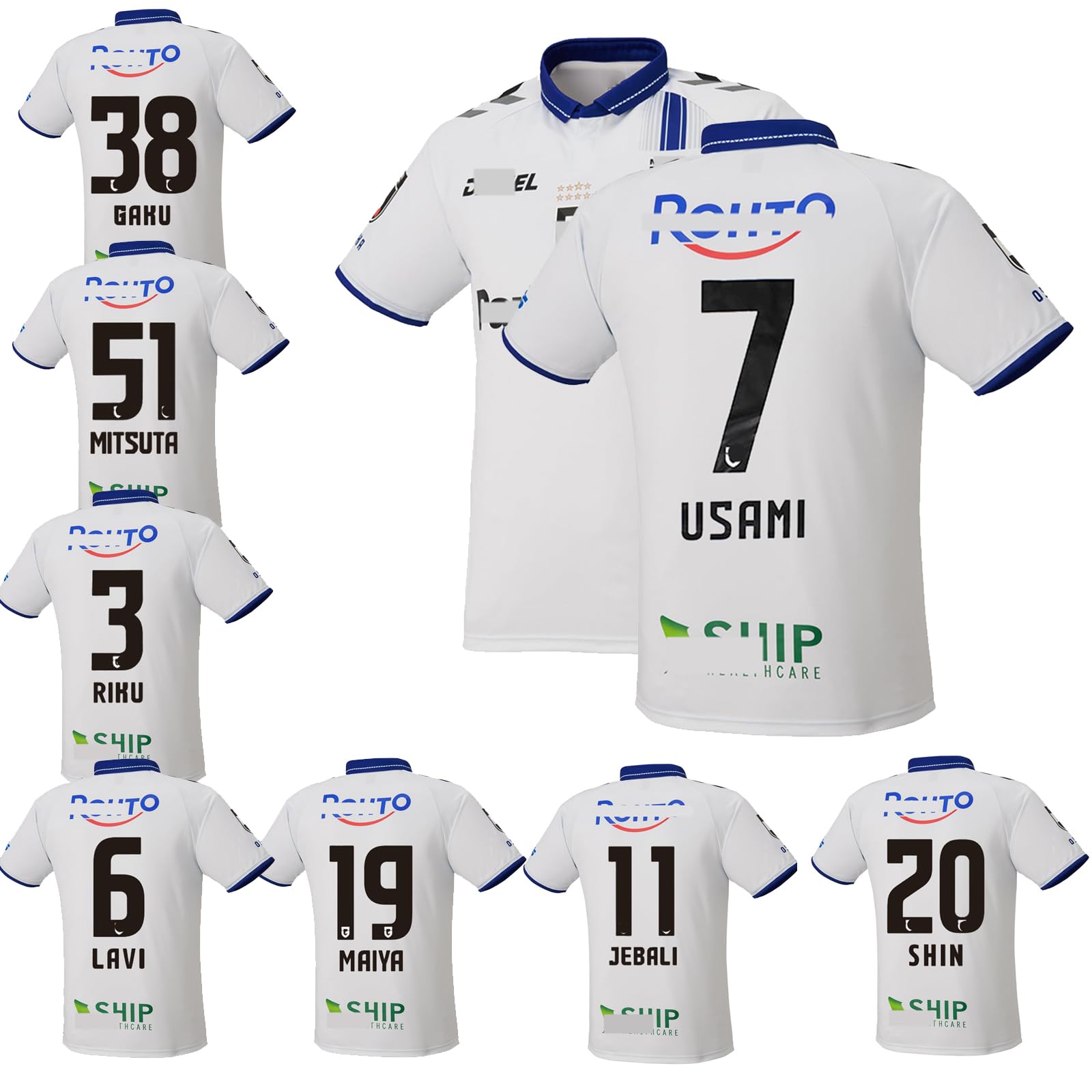 ガンバ大阪 アウェイ M-L ガンバ大阪 ヒュンメル hummel ホワイト