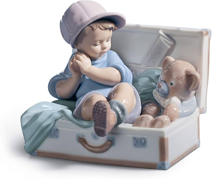 Amazon.co.jp: LLADRO リヤドロ 一緒に遊ぼう 01006795 陶器人形 [並行