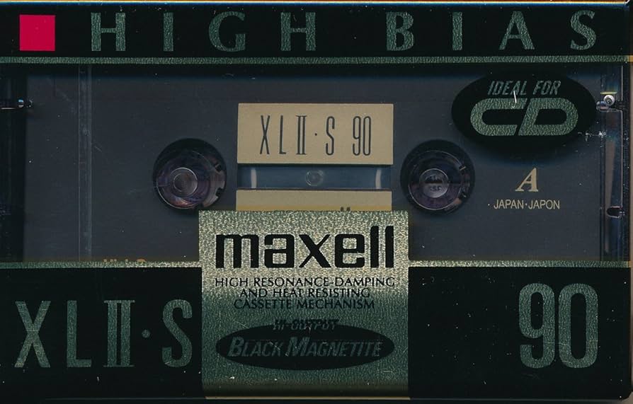 Amazon.com: Maxell Black 90 Minute Cassette Tape : Electronics
