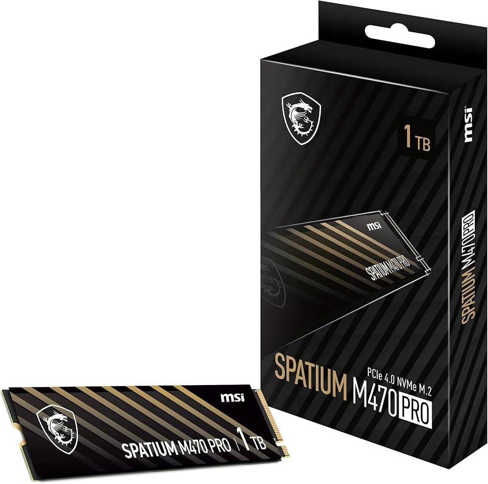Amazon | MSI SPATIUM M470 Pro PCIe 4.0 NVMe M.2 1TB。 | MSI | 内蔵