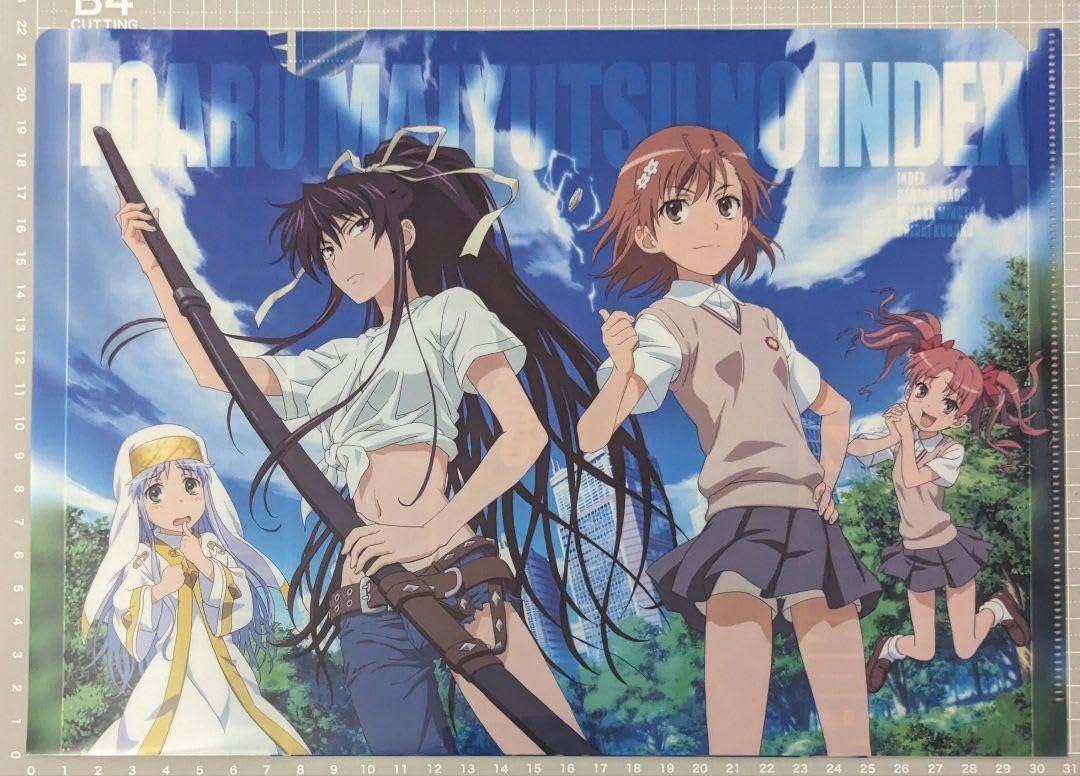 Amazon.co.jp: 御坂美琴 白井黒子 インデックス 神裂火織 クリア