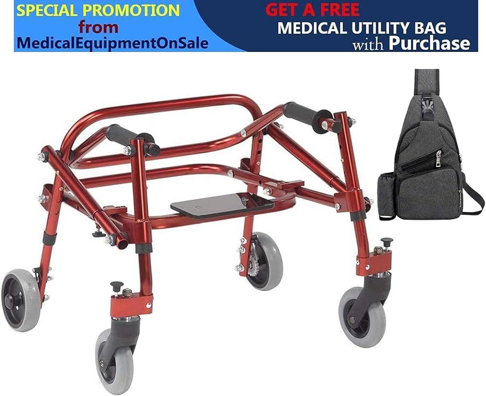 Amazon.com: Drive Nimbo 2G Lightweight Posterior Walker with Seat