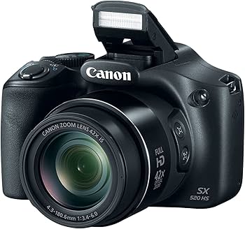 Amazon Canada: Canon PowerShot SX520 HS 16.0 Digital Camera with