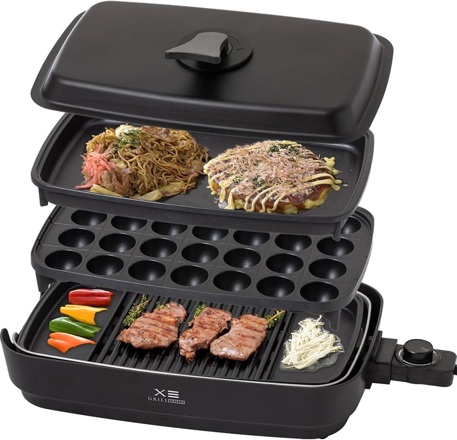 Amazon.co.jp: [山善] 煙の少ない 焼き肉グリル XGRILL TRIPLE