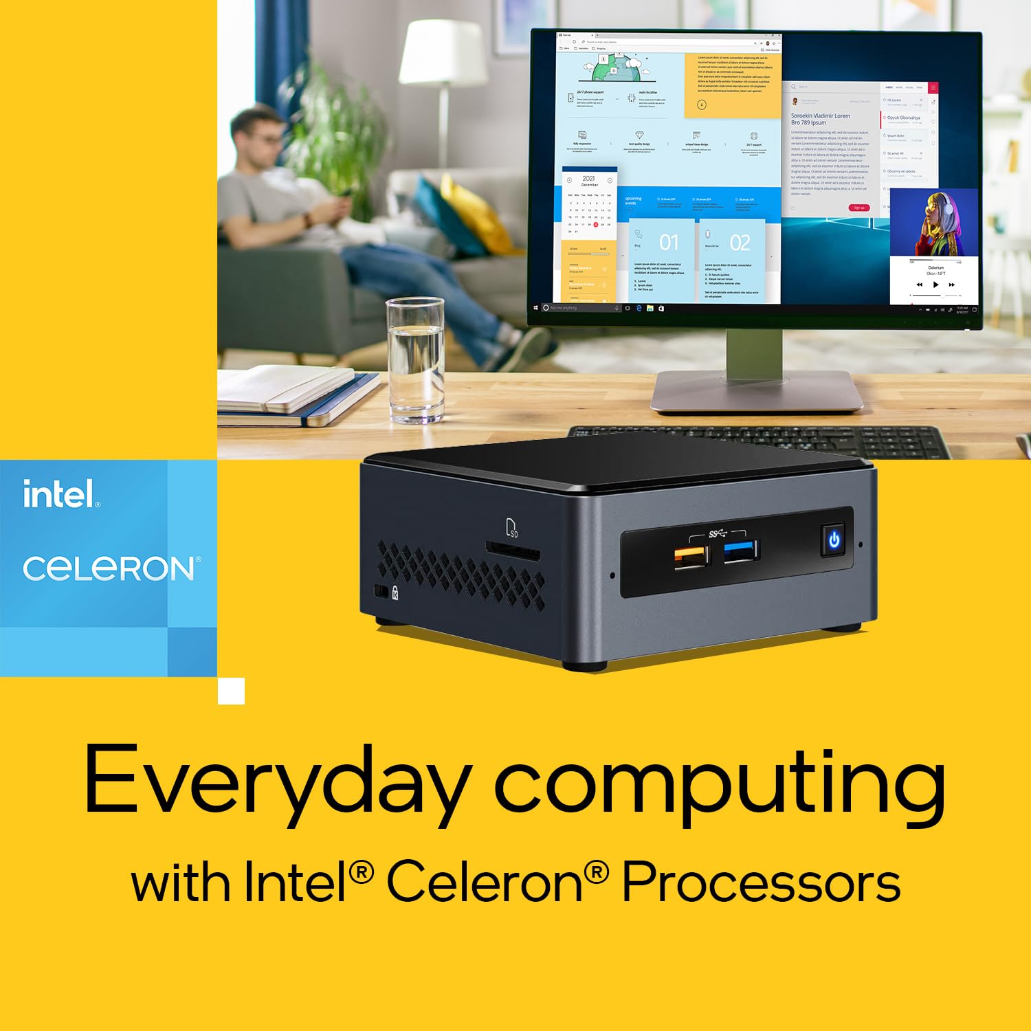 Amazon.com: Intel NUC 7 Essential Desktop Computer Celeron J4005