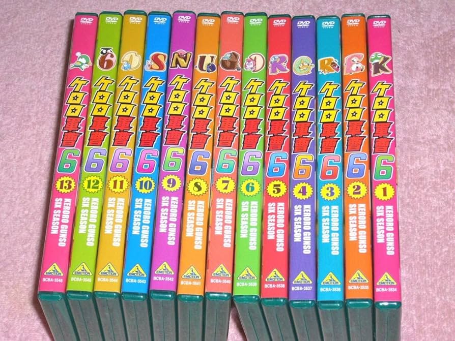 Amazon.co.jp: DVD ケロロ軍曹 6シーズン 全13巻 BOX欠品 : ホビー