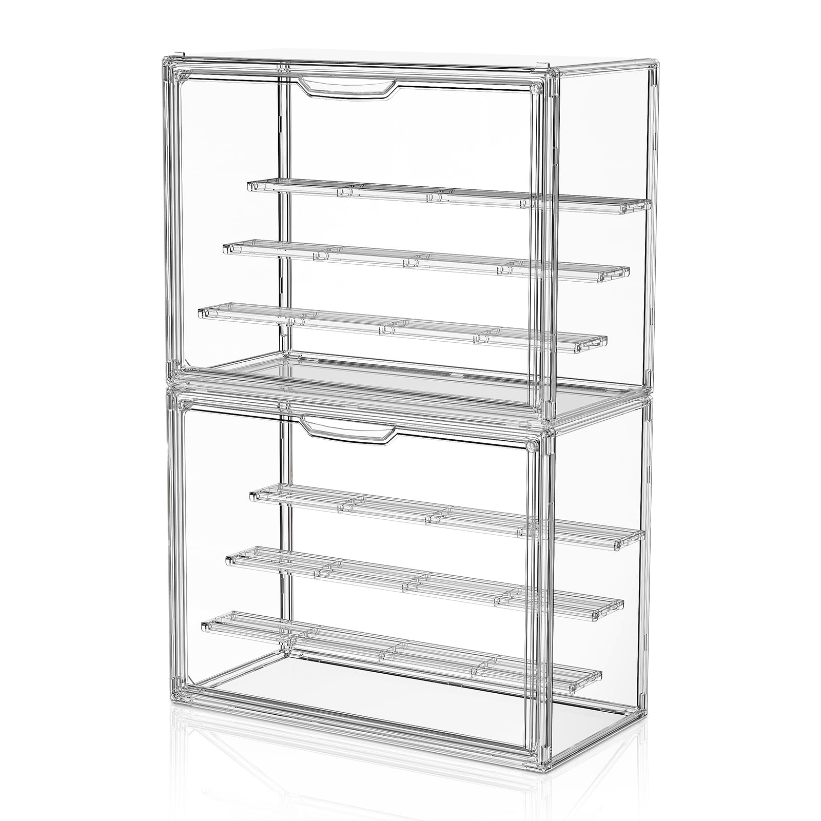 アクリル透明ケース 8 個セット 組み合わせ可・単体使用可(2-19) 楽天