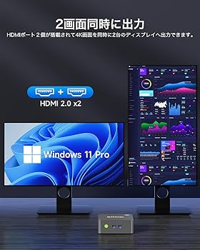 Amazon.co.jp: ミニpc Intel N150初登場 【16GB+1TB SSD ミニpc
