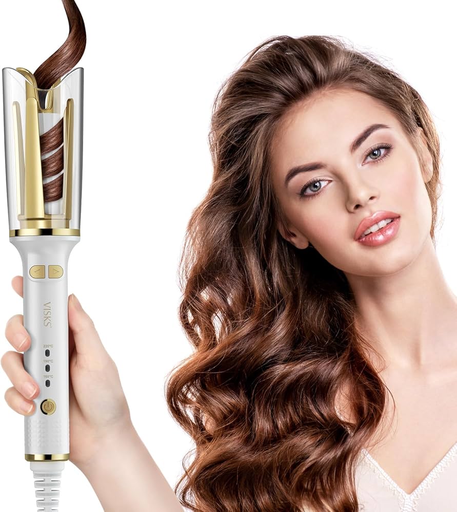 Amazon.co.jp: VISKS ヘアアイロン、アンチタングル オートカール