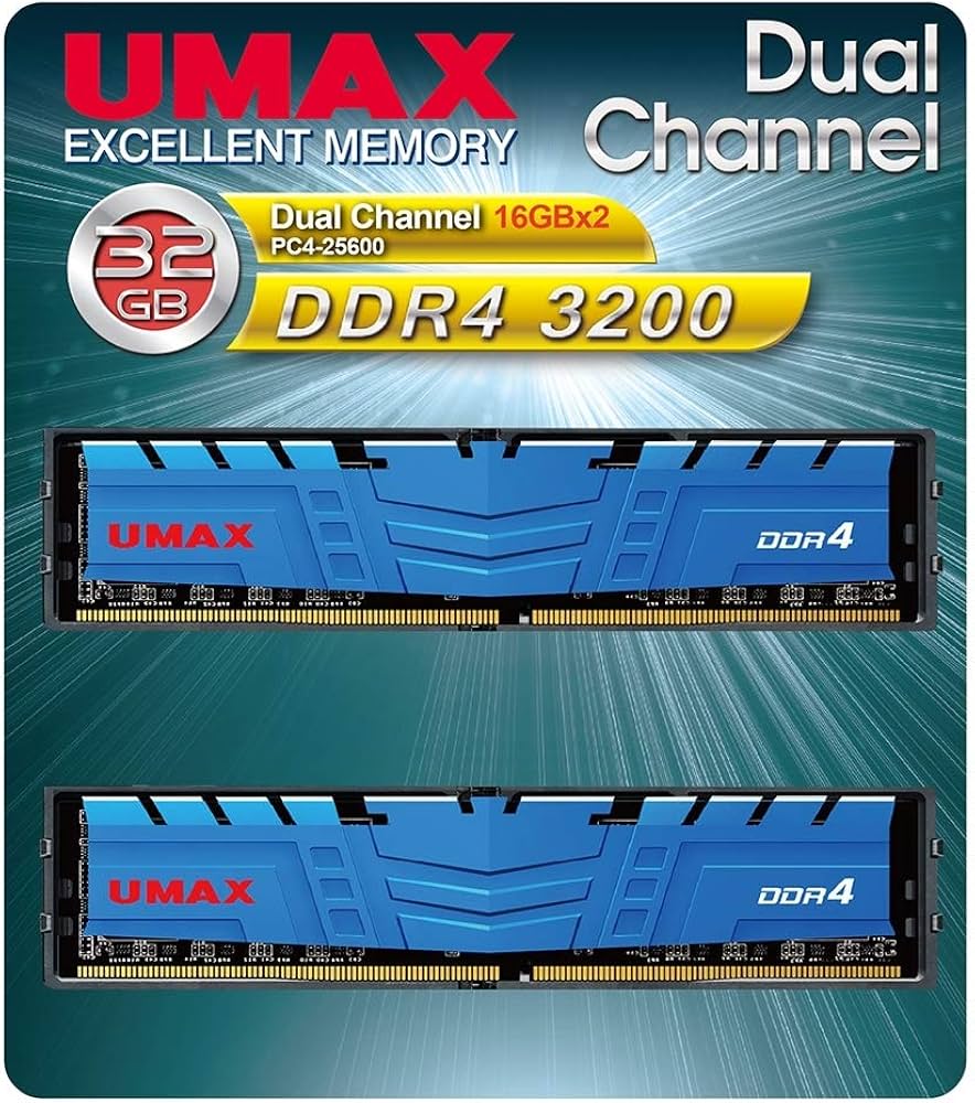 Amazon | UMAX Technologies デスクトップ用DDR4 Long-DIMM 16GB ×2枚
