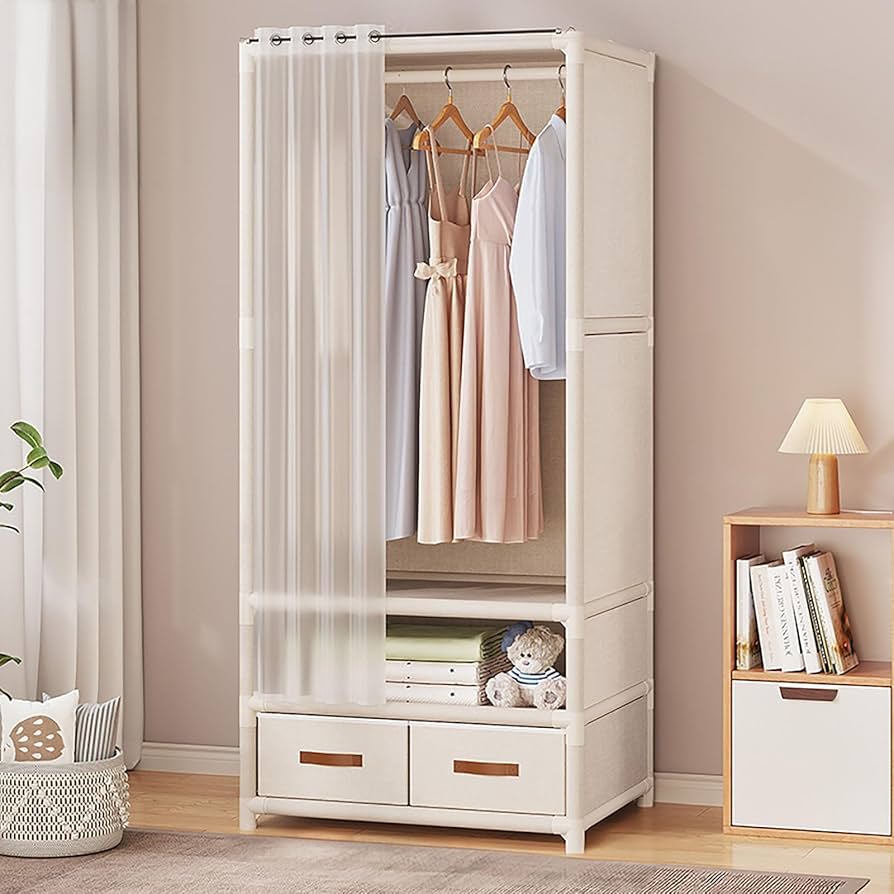 Amazon｜ワードローブ ワードローブクローゼット 洋服収納 ハンガー