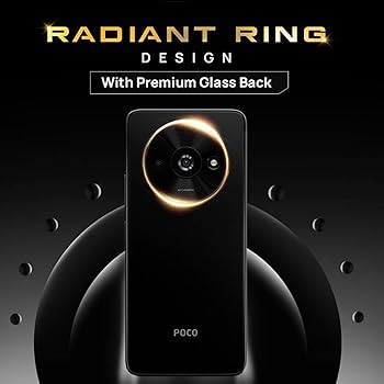 POCO C61 Diamond Dust Black 6GB RAM 128GB ROM : Amazon.in: Electronics