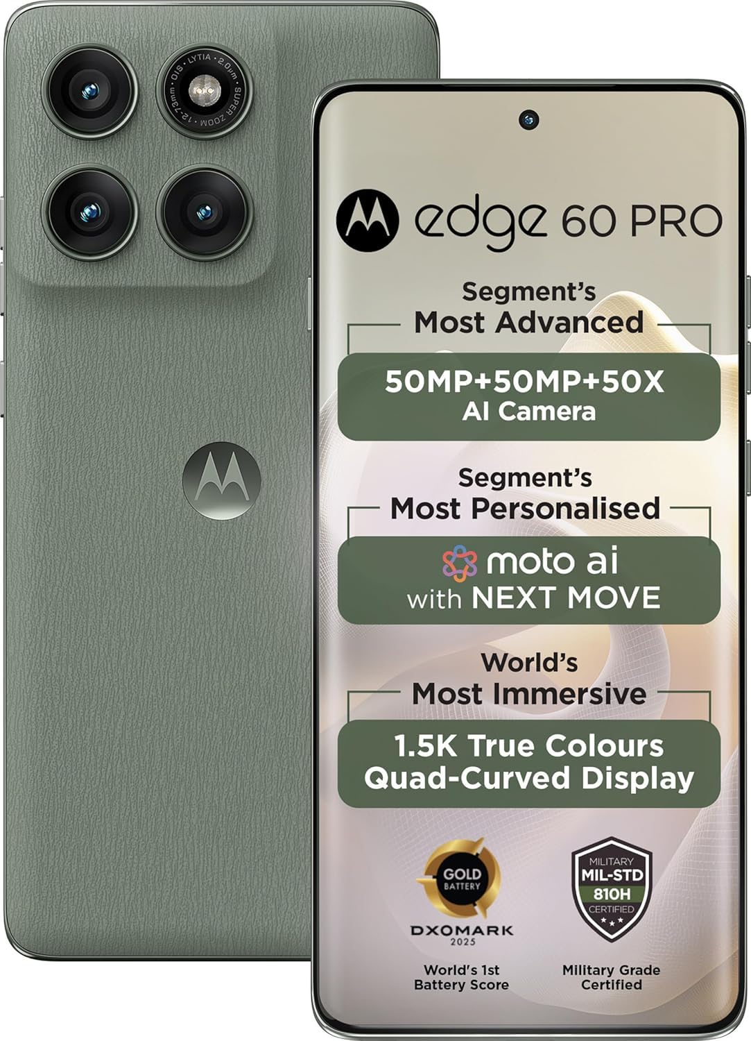 Amazon.com: Motorola Moto Edge 60 Pro 5G Ai (Tmobile Mint Tello
