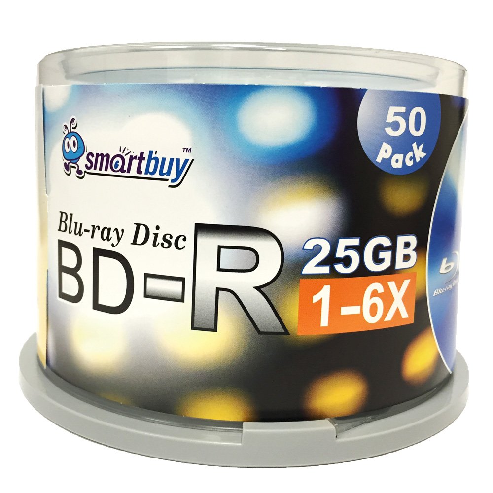 Amazon.com: Smartbuy 25gb 6X Bd-r BDR Blu-ray Single Layer Logo