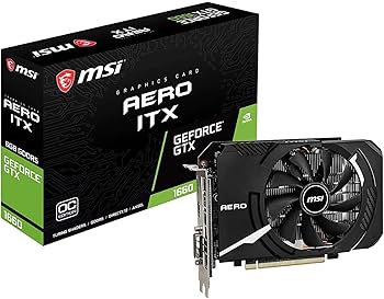Amazon | MSI GeForce GTX 1660 AERO ITX 6G OC グラフィックスボード