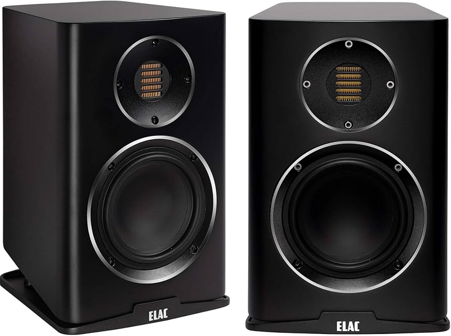Amazon | Elac Carina BS243.4 シェルフスピーカーペアサテンブラック