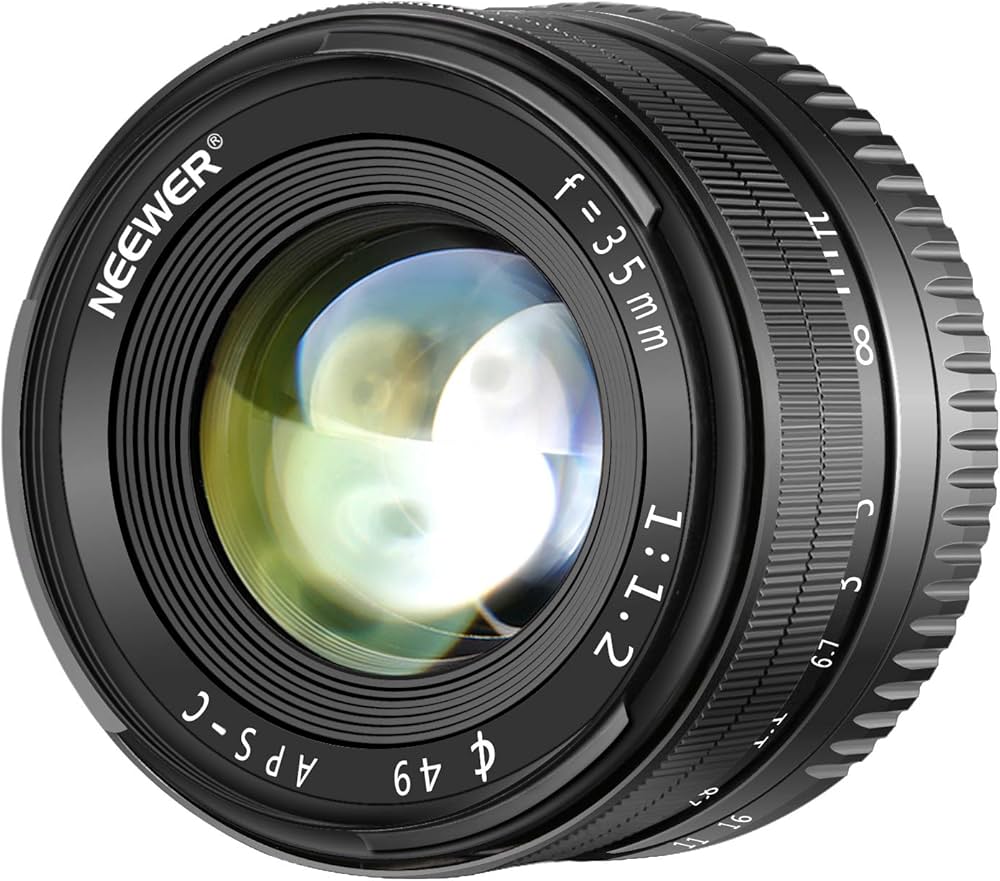 Amazon.co.jp: Neewer 35mm F1.2 大口径プライムAPS-Cアルミニウム