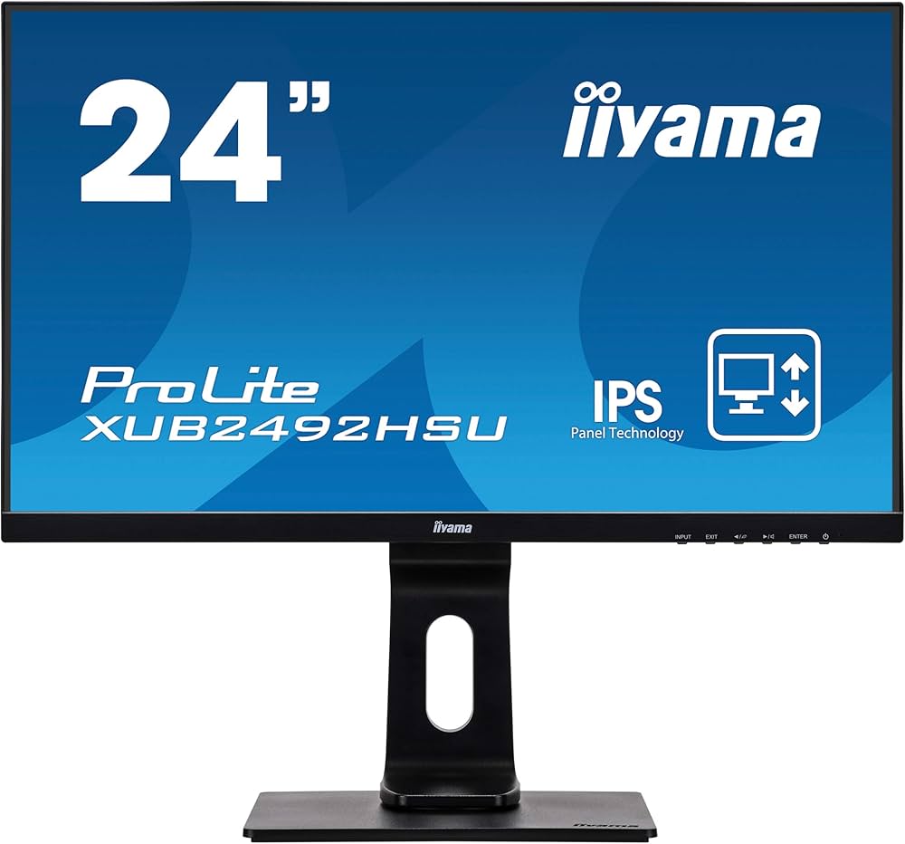 Amazon.co.jp: iiyama モニター ディスプレイ XUB2492HSU-B1 (23.8
