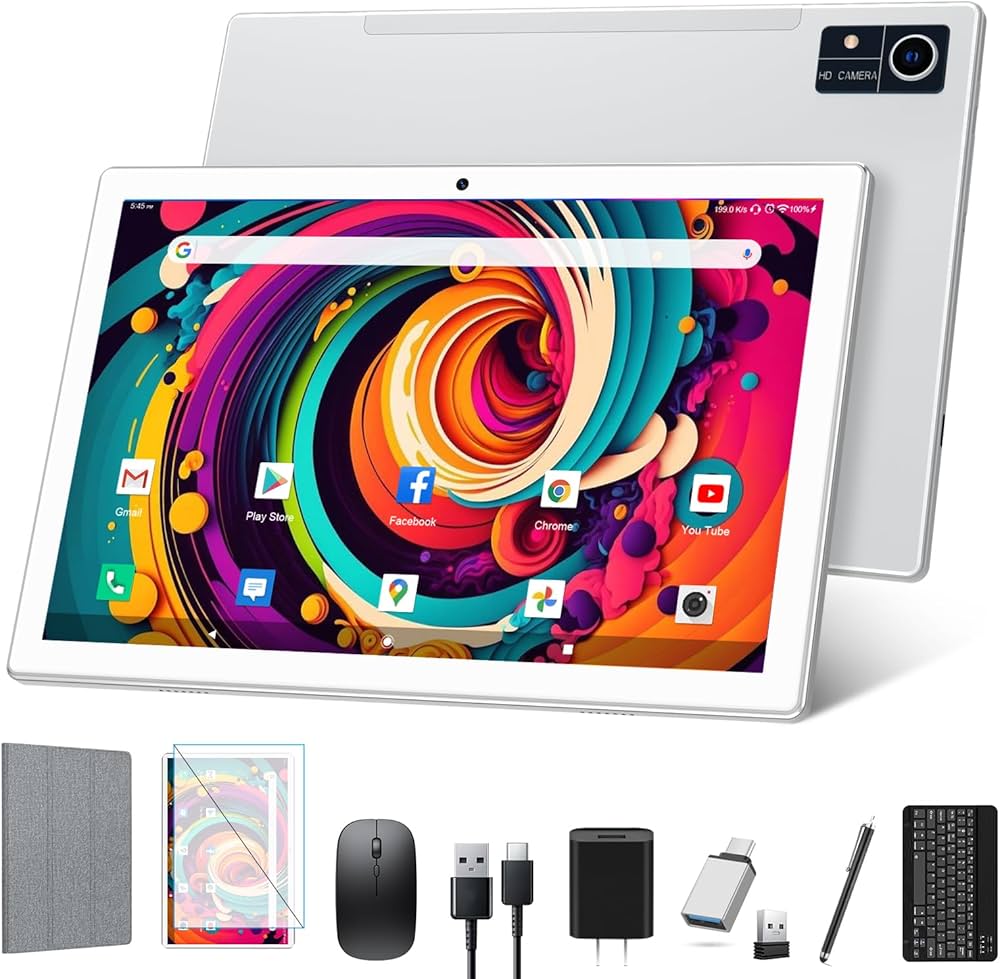 Amazon.co.jp: 【2024 NEWタブレット】 Android タブレット10インチwi