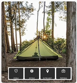 Amazon.co.jp: 3f ul gear Lanshan1 ULテントTipi tent 超軽量760g