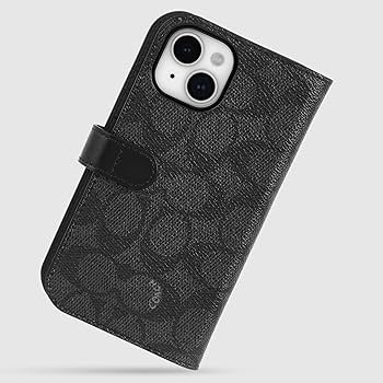 Amazon.co.jp: [Coach] iPhone 15 ケース 手帳型 Folio Case 正規品