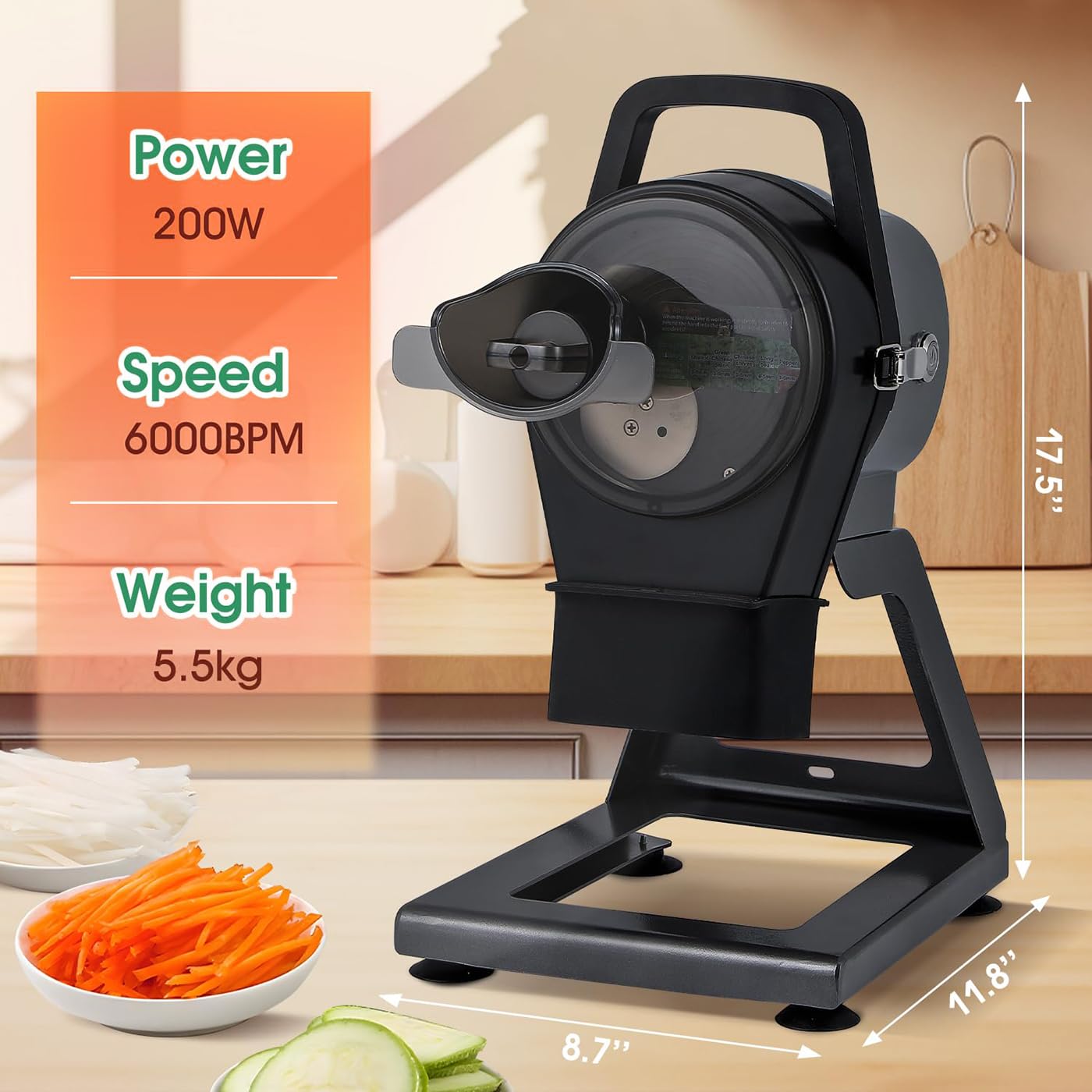 Amazon.co.jp: 電動野菜ダイサー、業務用食品細断切断機、3つの入口