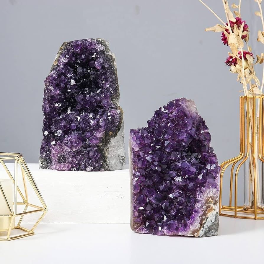 Amazon.co.jp: 天然大型アメジストクラスター、ウルグアイアアメジスト