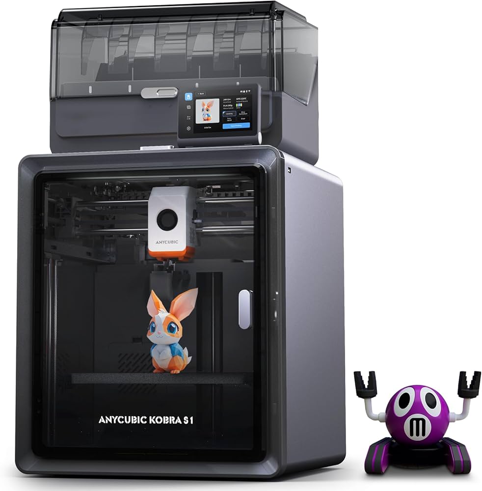 Amazon | ANYCUBIC Kobra S1コンボ 3Dプリンター、乾燥と印刷を1つに