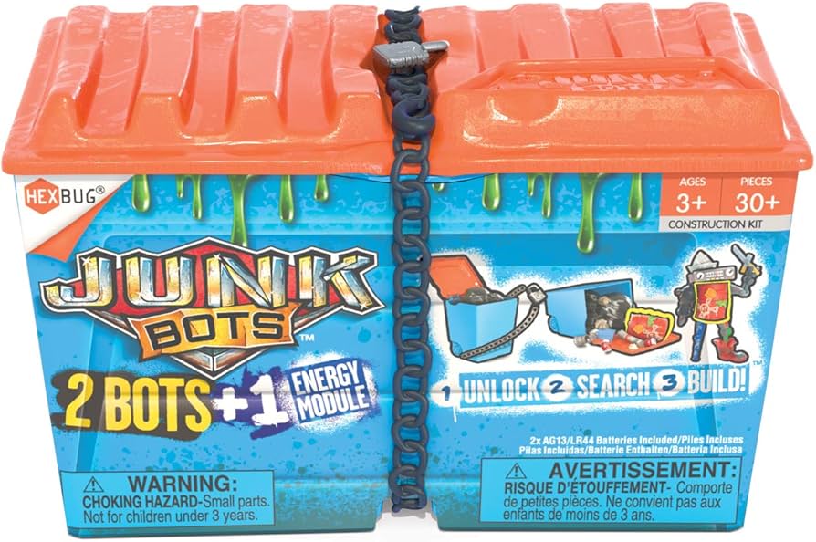 Amazon.com: HEXBUG JUNKBOTS - Alley Dumpster Kit - Surprise Alien