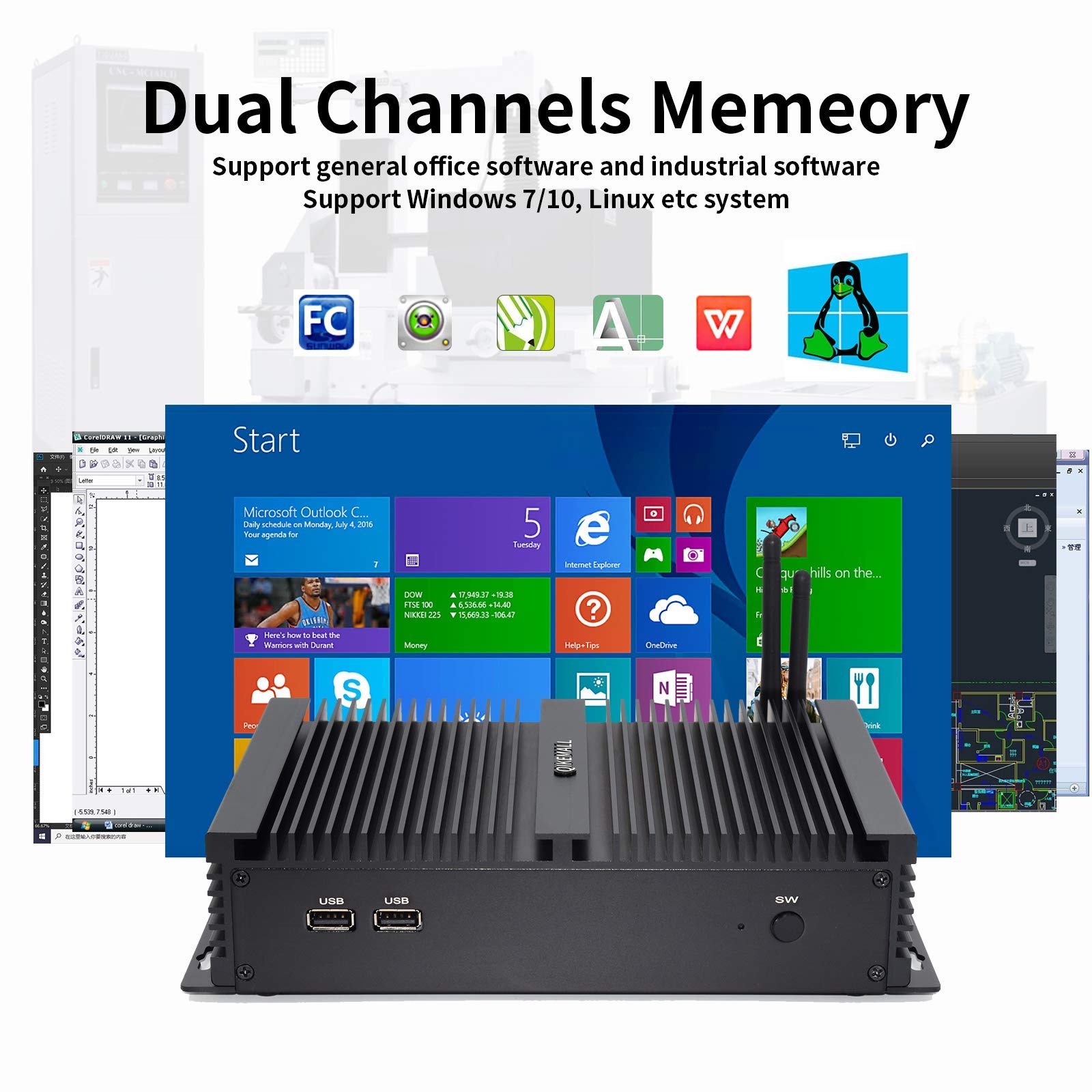 Amazon.co.jp: ミニPC Windows10 Pro Core i5 4200U,小型pc 4G RAM