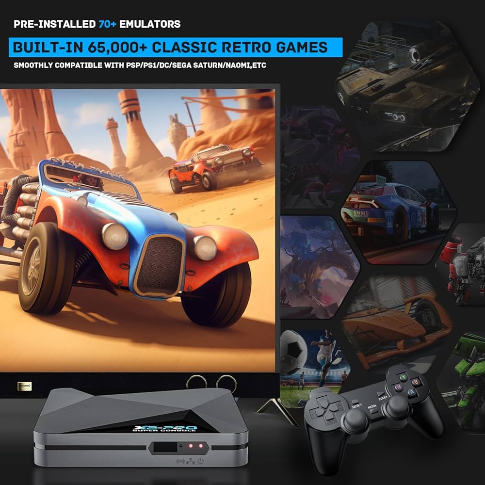 Amazon | スーパーコンソール X2 PRO レトロゲームコンソール 100,000+