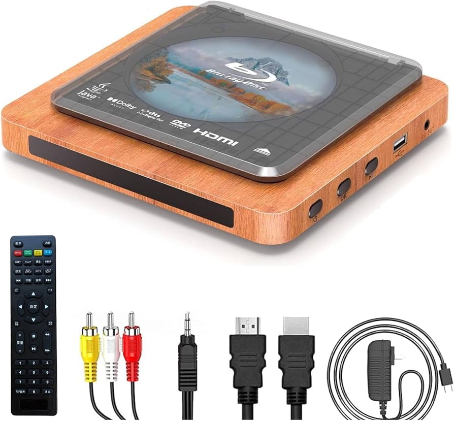 Amazon | ポータブルブルーレイプレーヤー DVDプレーヤー 1080P Blu