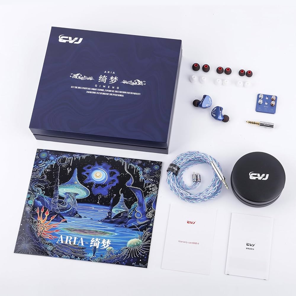 Amazon.co.jp: Linsoul CVJ ARIAダイナミックハイエンドインナーイヤー