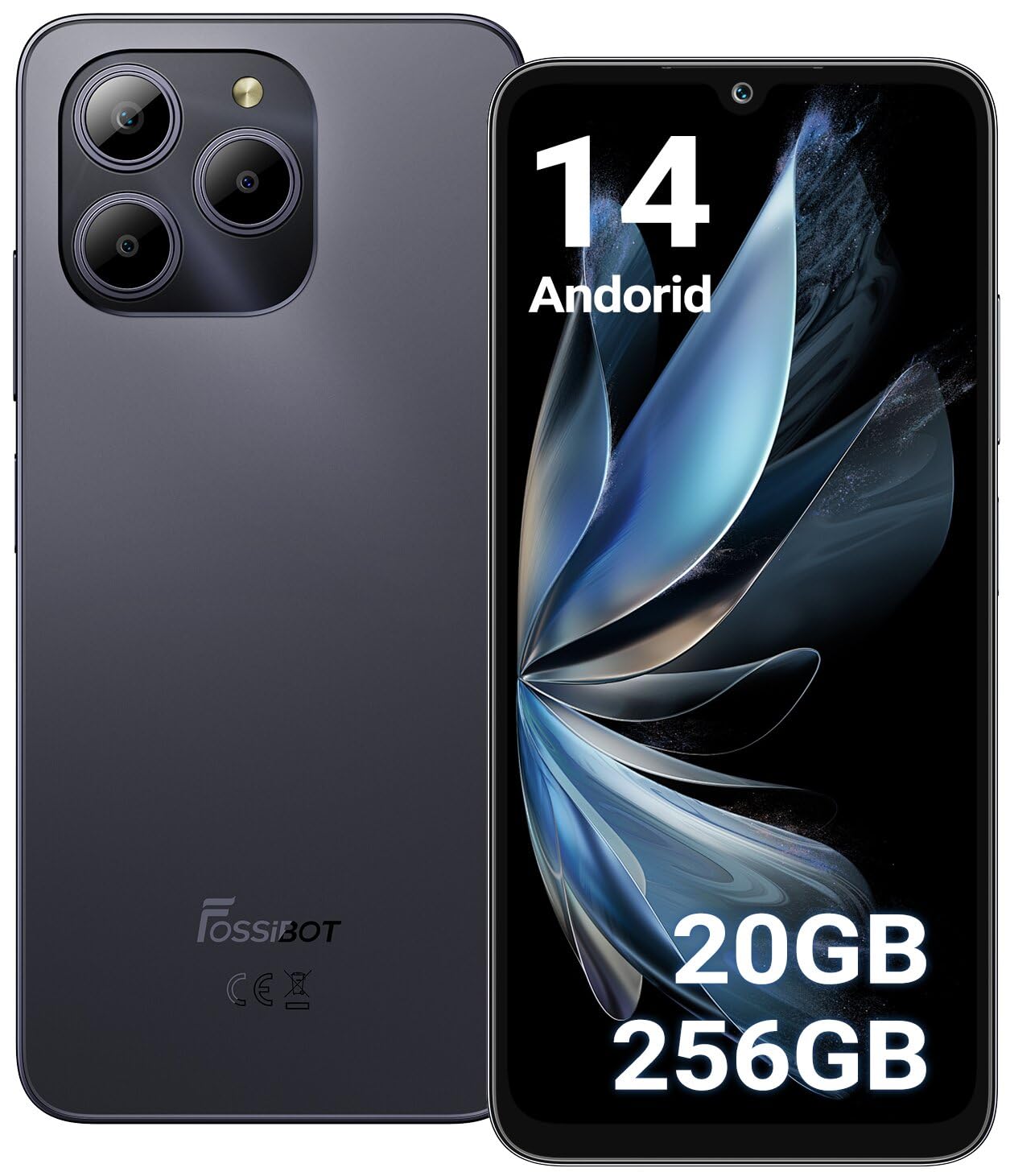 Amazon | FOSSiBOT S2 SIMフリー スマートフォン本体 20GB+256GB/1TB