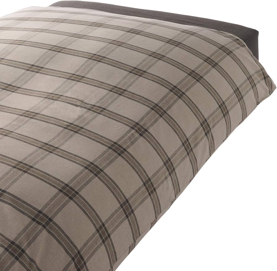 Amazon｜MUJI 無印良品 綿フランネル掛ふとんカバー ダークブラウン