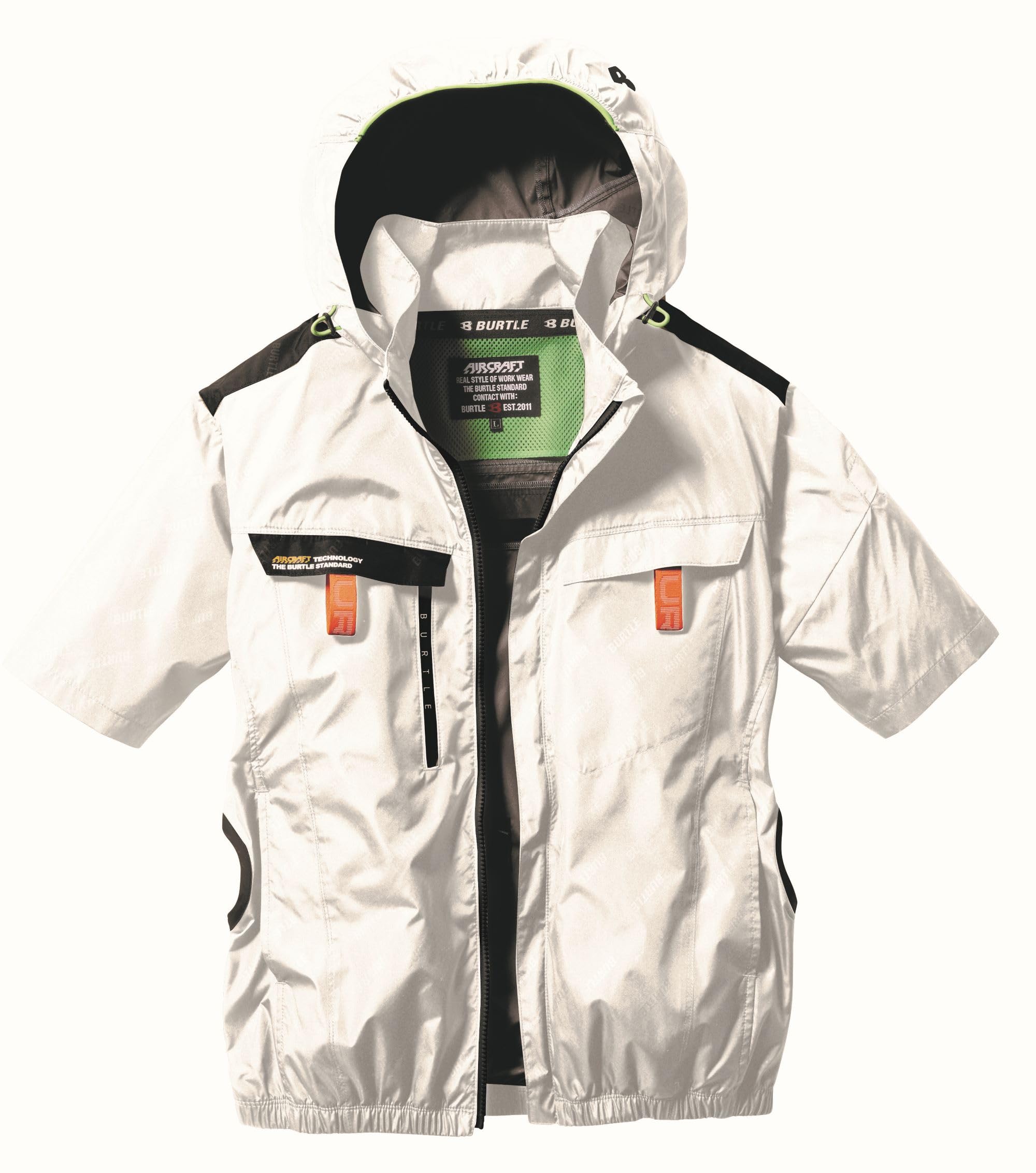 Amazon.co.jp: BURTLE バートル エアークラフト半袖ブルゾン(ユニ