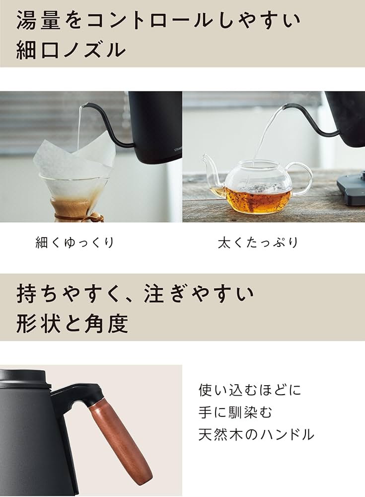 Amazon | [ ビタントニオ 公式 ] 温調ドリップケトル・ACTYⅡ