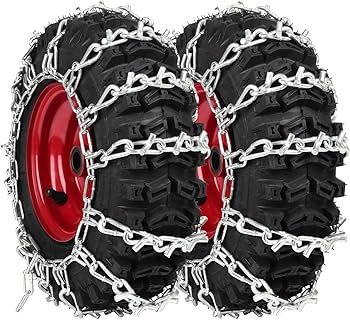 Amazon.co.jp: Multisland 1ペア 2リンク 除雪機タイヤチェーン 除雪機