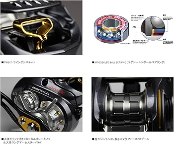 Amazon | ダイワ(DAIWA) ベイトリール ジリオン TW 1516H (右ハンドル