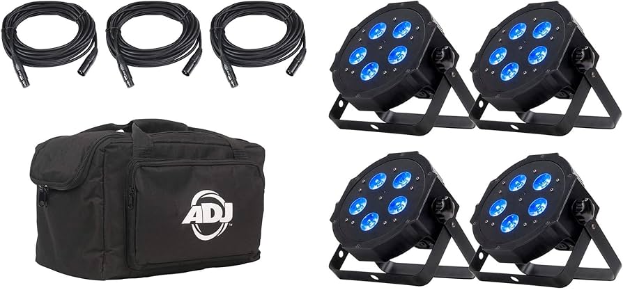 Amazon.com: ADJ Products Mega lat Hex pak Mega Flat Hex Pak LED