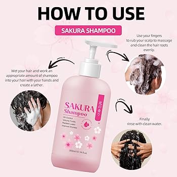 Amazon.com : Sakura Shampoo + Conditioner Set, Japanese Shampoo
