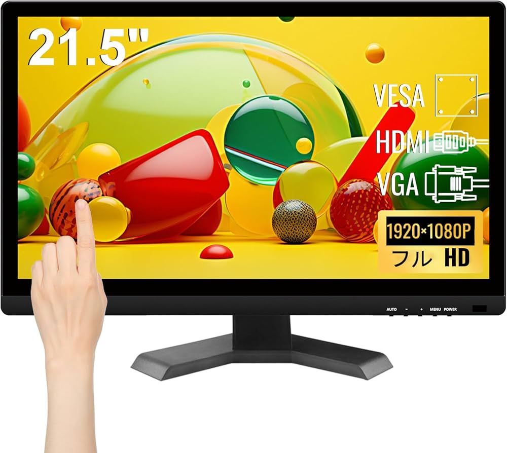 Amazon.co.jp: タッチパネル21.5 インチ PC モニター フル HD