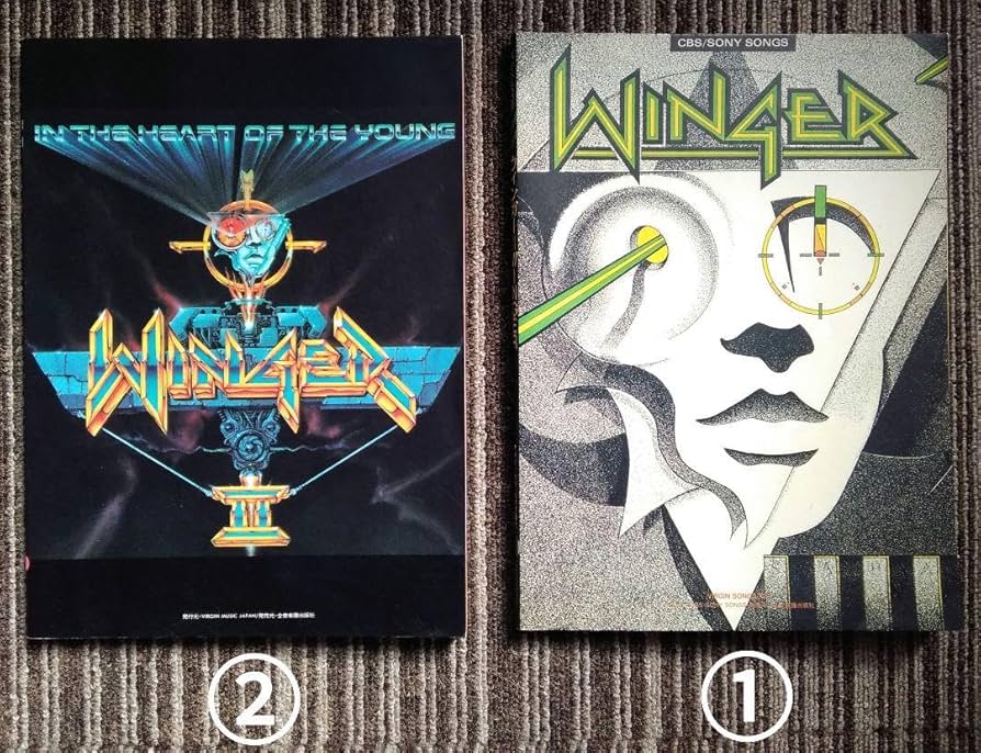 Amazon.co.jp: ウィンガー 楽譜 WINGER バンドスコア 2冊セット