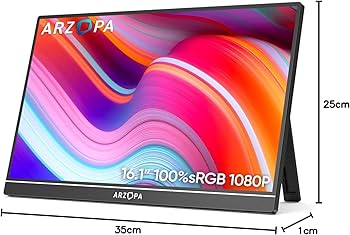 Amazon.co.jp: ARZOPA 16.1インチ モバイルモニター 大画面 フルHD IPS